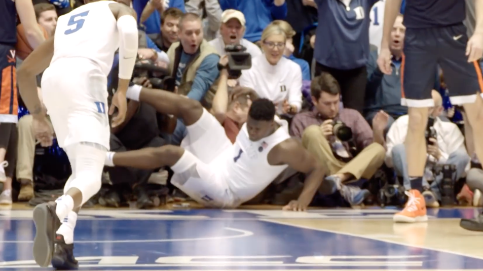 VIDEO: Zion Williamson Casually Drains Half Court Shot at NBA Summer League