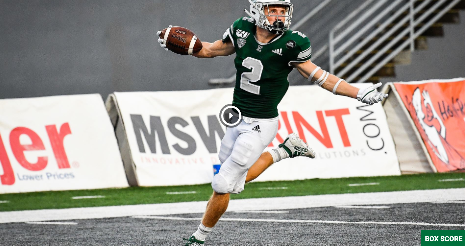 WATCH: Eastern Michigan Football Wins Game on Last Minute Blocked Punt