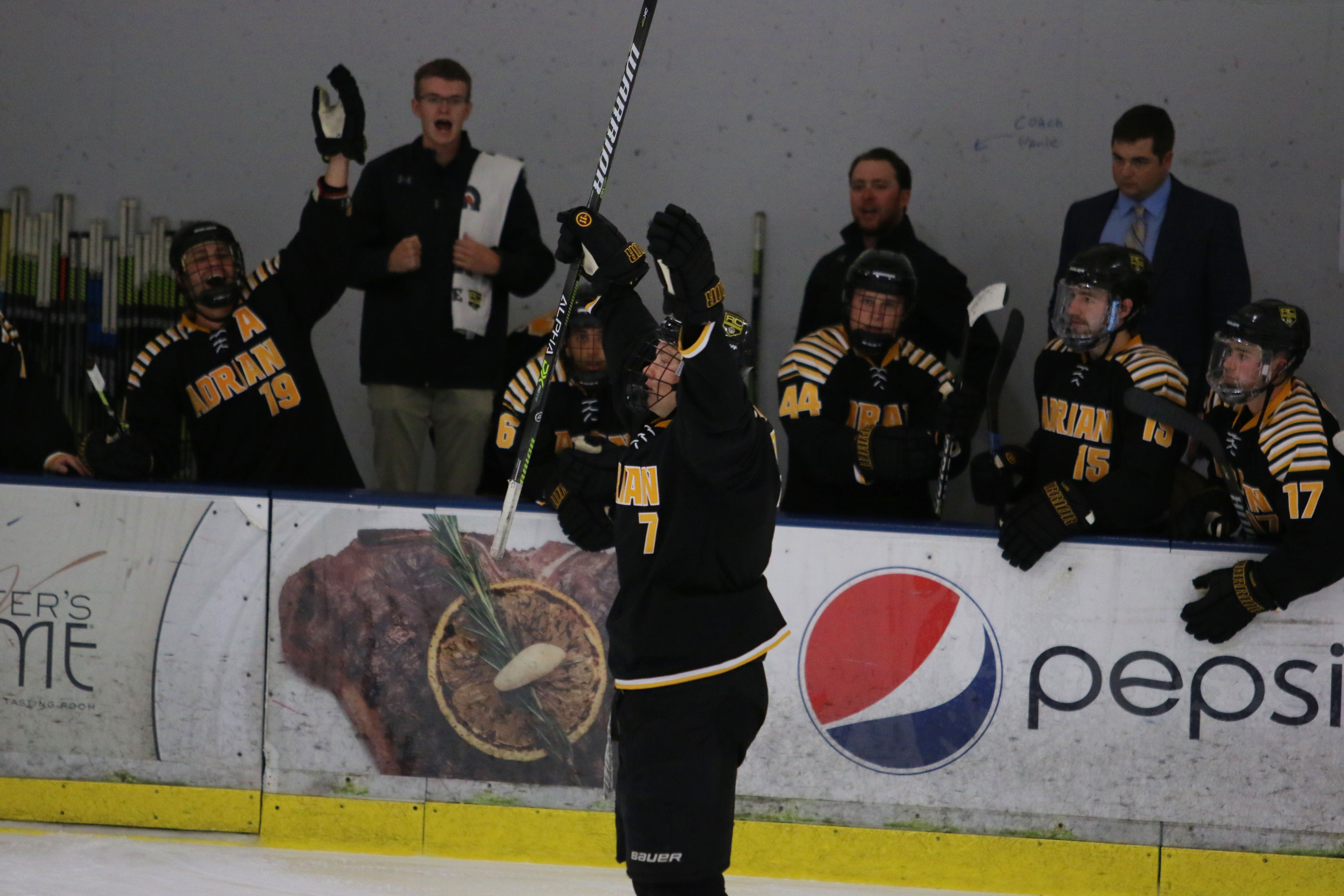 Adrian College ACHA MD1 Team Posts Record 105 Shots in Shutout of Mercyhurst