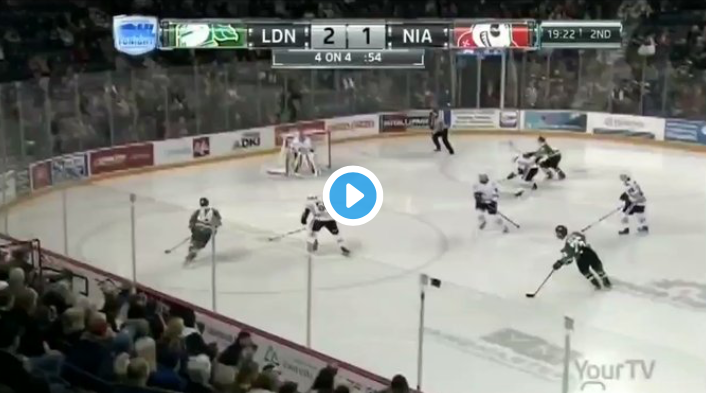 WATCH: Niagara IceDogs Goalie Tucker Tynan Recovering After Gruesome Leg Injury