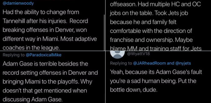 LOOK: Fans Believe They’ve Uncovered Adam Gase’s Burner Account On Twitter, Have Proof