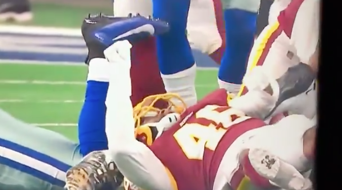 WATCH: Redskins’ Maurice Smith Knocked Out Cold