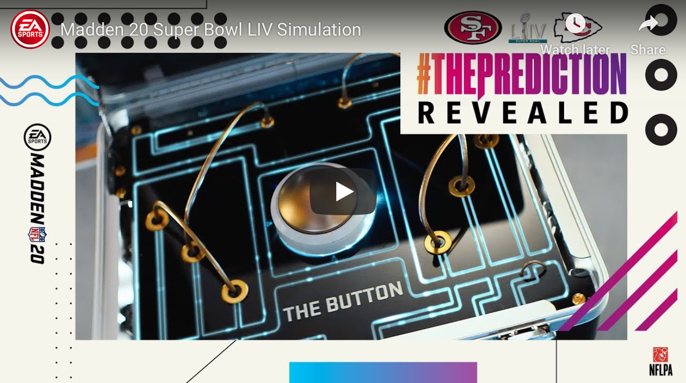 WATCH: Madden Predicts The Winner Of Super Bowl LIV With Simulation