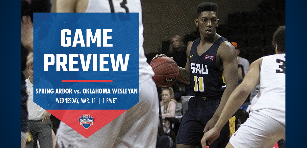 Spring Arbor University to Battle Oklahoma Wesleyan in First Round of National Tournament