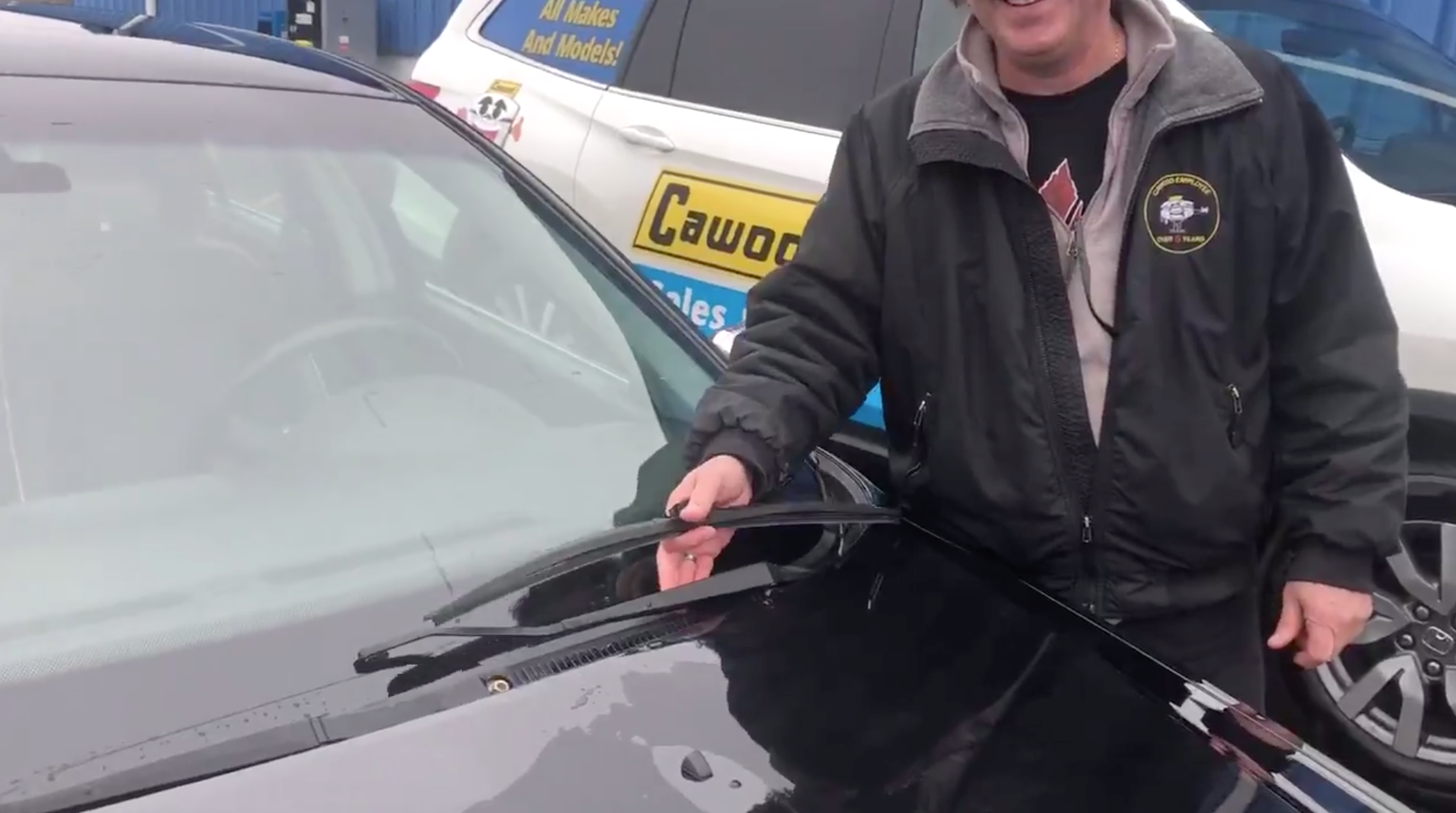 WATCH: NBC’s Doc Emrick Performs Play-by-Play for Windshield-Wiper Installation