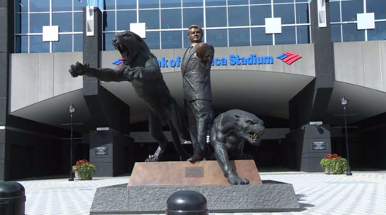 Statue of Former Carolina Panthers Owner Jerry Richardson Removed