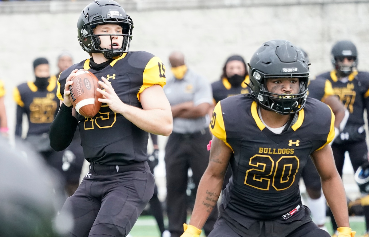 WATCH: Adrian Bulldog Football Team Overpowers Manchester Spartans