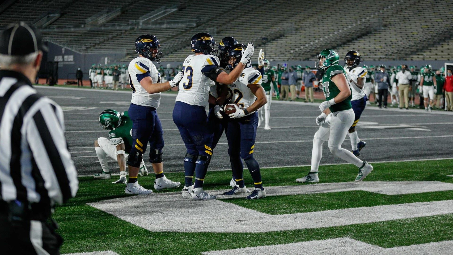Toledo Rockets Overpower Eastern Michigan Eagles in Ypsilanti