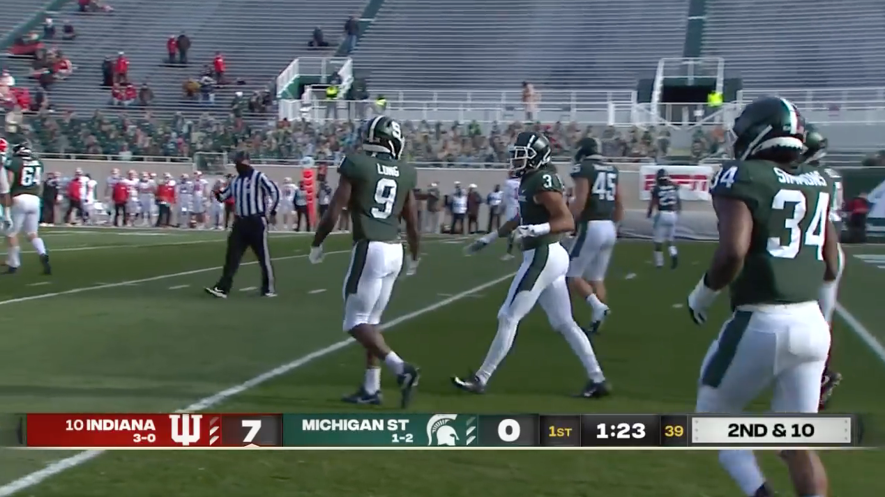 WATCH: Michigan State Spartans Rolled By No. 10 Indiana Hoosiers
