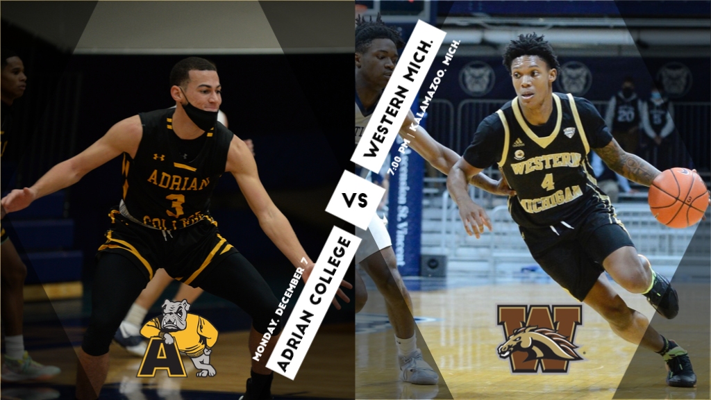 Division Three Adrian College to Face Division One Western Michigan University