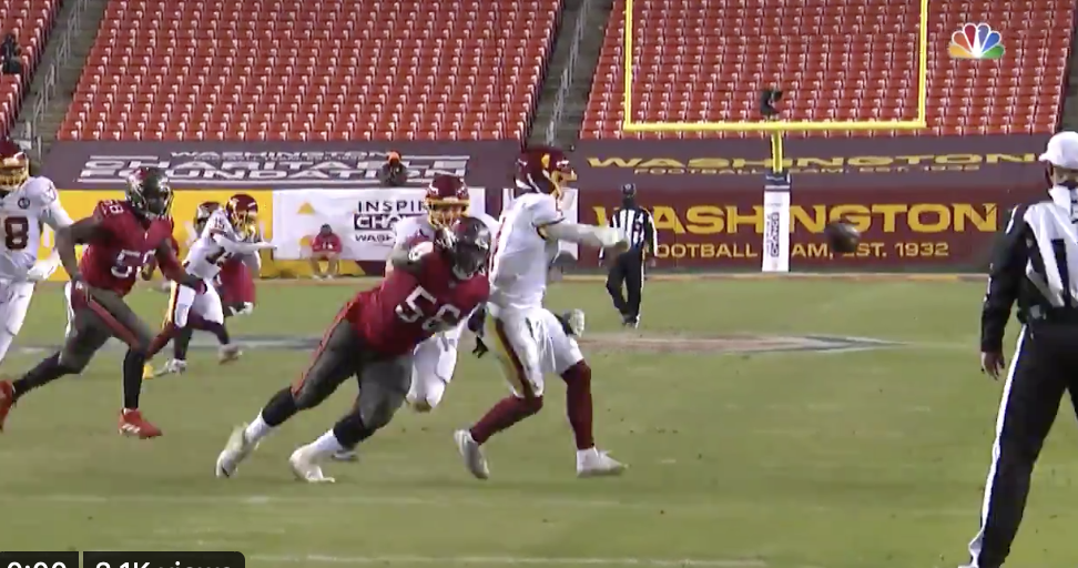 WFT’s Taylor Heinicke Separated His Shoulder in 3rd Quarter, Finished Game