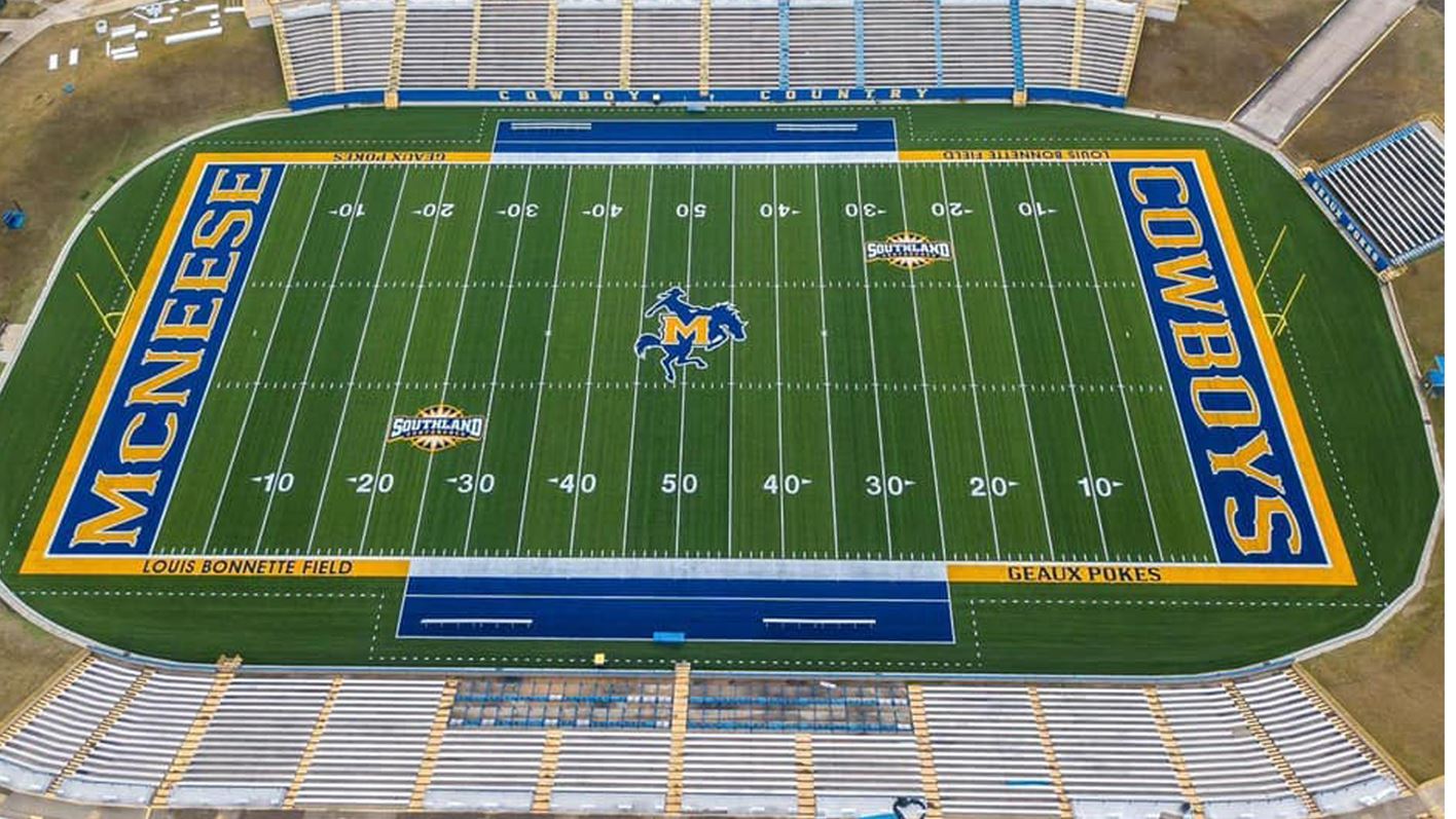 WATCH: AstroTurf Saves The McNeese State University Season Following Two Hurricanes