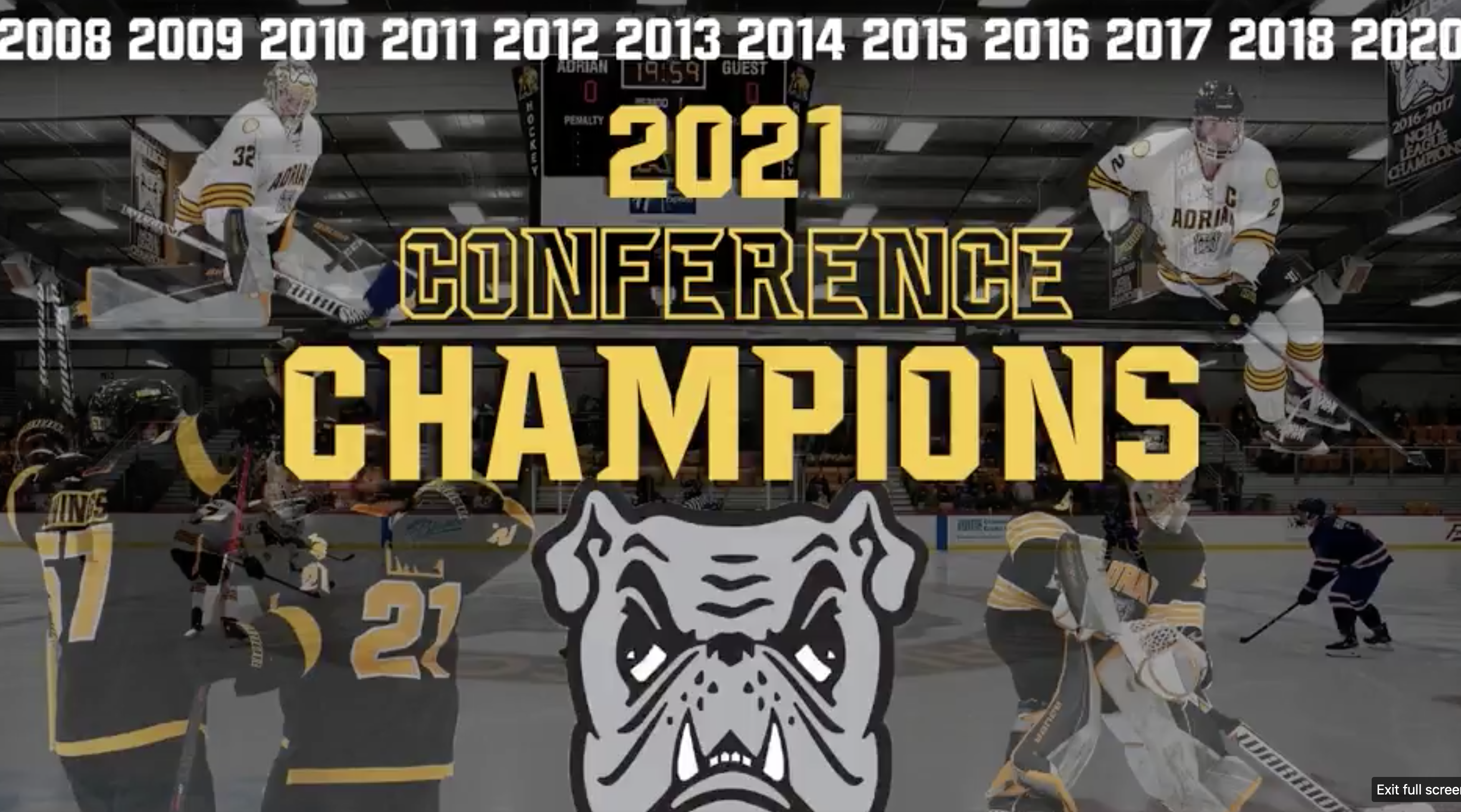 Adrian College Repeats as NCHA Peters Cup Champions Besting Trine University, 11-1