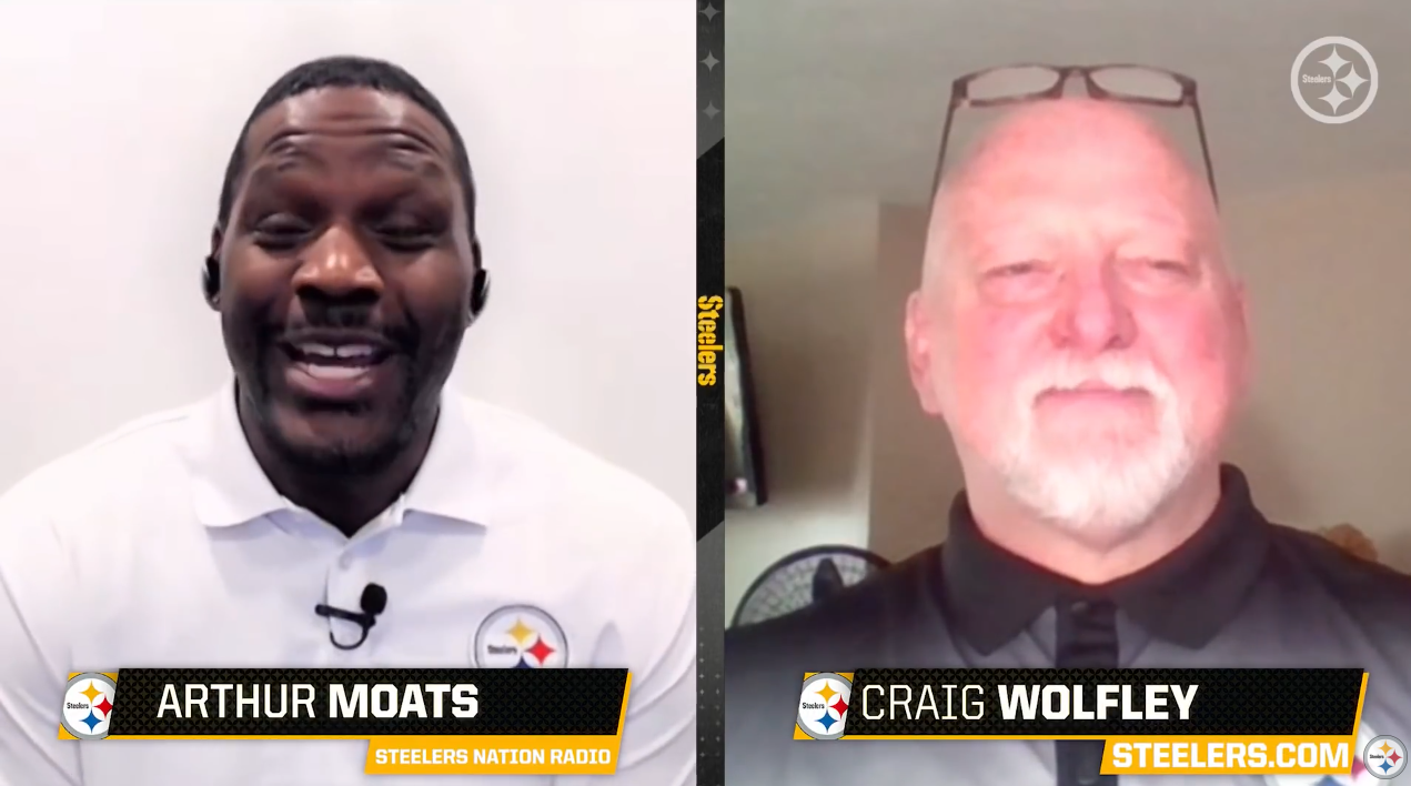 Arthur Moats and Craig Wolfley Discuss Their Thoughts on the Pittsburgh Steelers Rookie Minicamp