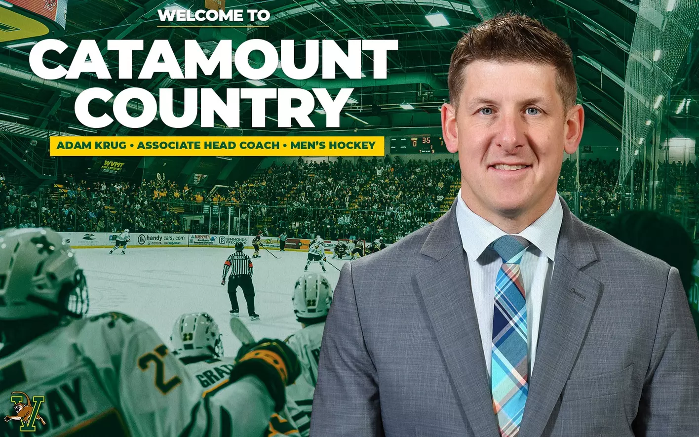 Vermont Names Adam Krug Associate Head Coach for Men’s Hockey